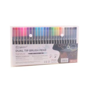 Bút brush viết calligraphy cao cấp Giorgione bút dual tip brush pen 2 đầu đa năng trang trí sổ bullet jounal take note