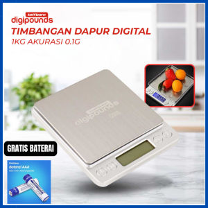 Timbangan Mini Digital Emas Kopi Bumbu Dapur Digital Scale 1kg Akurasi 0.1g - i2000 Timbangan Dapur
