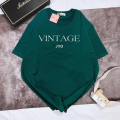 Áo Thun Unisex Oversize In Chữ "Vintage Cơ Bản", Form Rộng Thoáng Mát Nhiều Màu (M-2XL). 