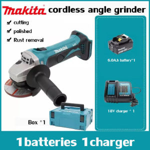 【Original facturer/Warranty 1 years】Makita 18V lithium battery angle grinder DGA402 wireless cutting machine polishing machine grinder grinder electric tool rechargeable angle grinder
