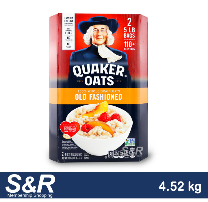 Quaker Old Fashioned Oats 4.52kg Lazada PH