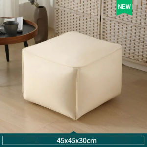 [Ready Stock] Square Bean Bag Stool with 1.5 kg(+/-) FILLING BEAN ! Durable Water Repellent Breathable Fabric