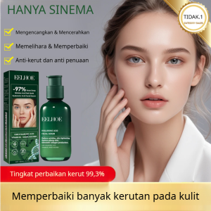 Serum Wajah Botol Hijau 80ml Perawatan Kulit Wajah Mencerahkan Menyamarkan Noda Membantu Merawat Kulit Tampak Lebih Segar dan Halus
