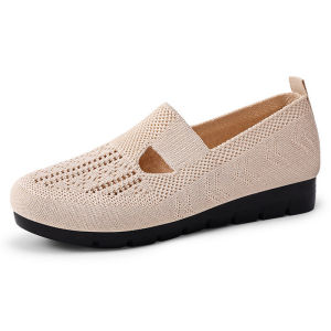 IELGY Shoes for Women in Summer Breathable Slip-on Casual and Comfortable Soft-soled Mules