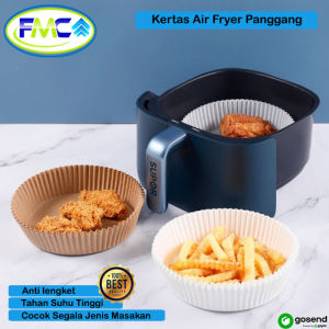Kertas Alas Air Fryer Baking Alas Panggang Anti Lengket Panas Papper Masak Serbaguna Praktis Sekali Pakai Food Grade