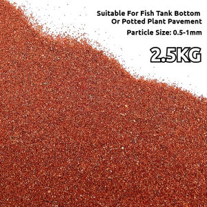 100% Natural Red Sand 2.5kg Lava Sand For Fish Tanks Landscape Aquariums DIY Gardening Bonsai Decor