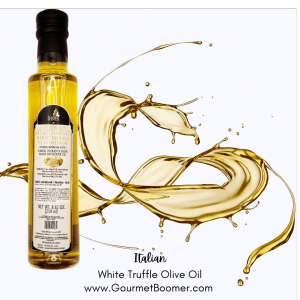 Premium Italian White Truffle Olive Oil Gluten-Free 250ml Glass Bottle