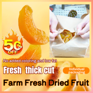 Thick-cut Dried Yellow Peach Candied Fruit Dried Fruit Preserved Fruit Dried Peach Meat Casual Drama Snacks Snacks Healthy Snacks Essential For Fat Loss 厚切黄桃干