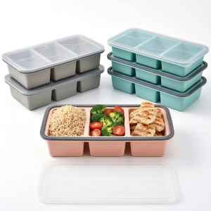 Soup Cube Tray With Lid Silicone Freezer Mold Frozen Meal Prep Cubes Food Grade BPA Free Stackable Oven Safe Dishwasher2026