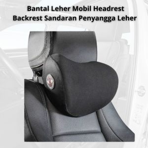 Bantal Mobil Backrest Car Neck Pillow Memory Foam High Quality Empuk Untuk Penyangga Leher Dan Punggung