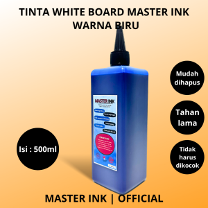 Tinta Spidol Whiteboard Master INK Tinta Isi Ulang Spidol Master INK HITAM 500ml