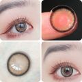 16mm DUBAI brown SOFT LENS CONTACT LENS C649-1 (0 Degree). 
