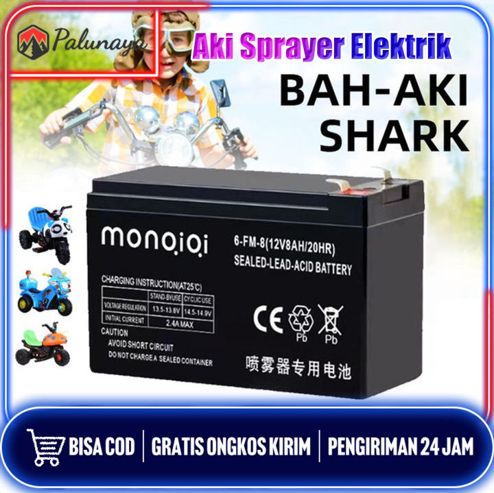 Aki Battery12V 8Ah / Aki Kering Sprayer Elektrik 12V 8AH / Aki Kering