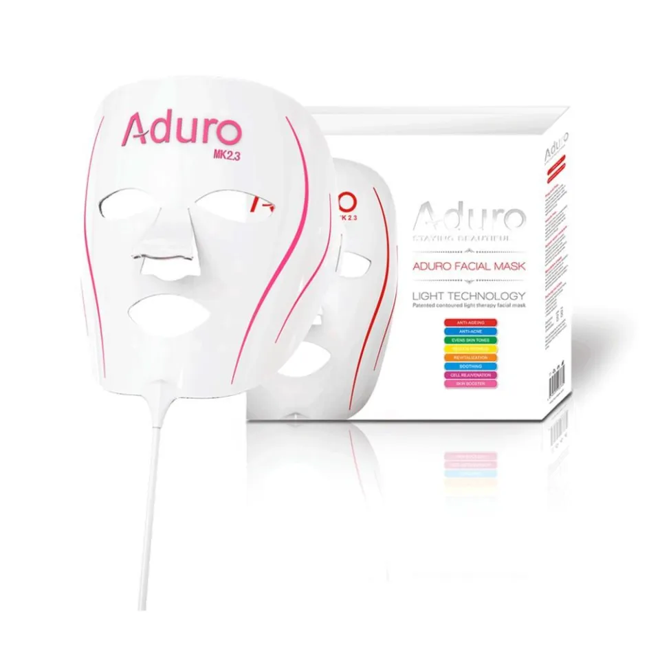 Aduro 7+1 LED Facial Mask - Light Therapy + Infrared Skin Booster  Technology - 11 therapeutic treatment modes - Acne, Anti-Aging, Even Skin  Tone, Anti-Redness, Rejuvenate, Revitalize, Soothing. | Lazada