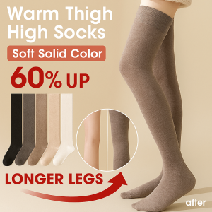 Thigh-high Socks Keep Warm Soft Pursuing Individuality and Fashion Leg Sculpting Knee-high Socks