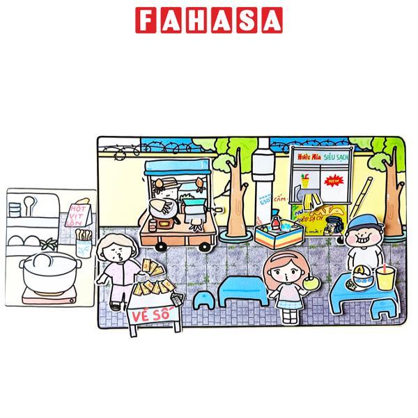 Đồ Chơi Bộ Tranh Tương Tác Cô Tiên Xanh - Vỉa Hè Thu Nhỏ