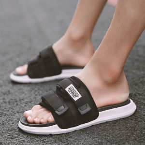 [ส่งเร็วพิเศษ!] DONOTTAGES รองเท้าแตะผู้ชาย รองเท้าแตะลำลอง สีดำ สีขาว รองเท้าแตะระบายอากาศ ปรับเวลโคร คุณภาพสูง ส่งจากกรุงเทพฯ