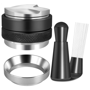 Double Head Coffee Leveler Tamper Stainless Steel Construction For Baristas Use Even Coffee Grounds Distribution Tool