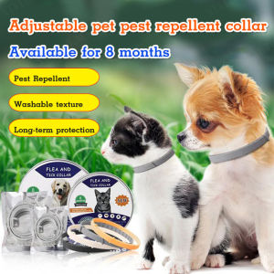 guibai Pet Insect Repellent Collar Adjustable Insect Repellent Collar for Cats and Dogs
