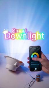 MOES WiFi Smart LED Downlight Zigbee Dimming Round Spot Light 7/10W RGB Color Changing Warm Cool light Alexa  Home Vocie