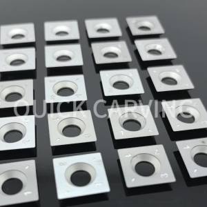 ใบมีดขูด 10 ชิ้น ใบมีดทังสเตนคาร์ไบด์ ใบมีดงานไม้ สำหรับงานไม้แข็งและอ่อน เครื่องมืองานไม้ 15*15*2.5 R150