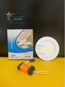 Combo 2 đèn led âm trần 6w có 3 chế độ sáng trắng - vàng - vàng ấm chip led siêu sáng