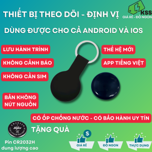 Thiết bị định vị theo dõi bản đặc biệt hỗ trợ Android lưu hành trình app tiếng Việt pin 6th-KSS