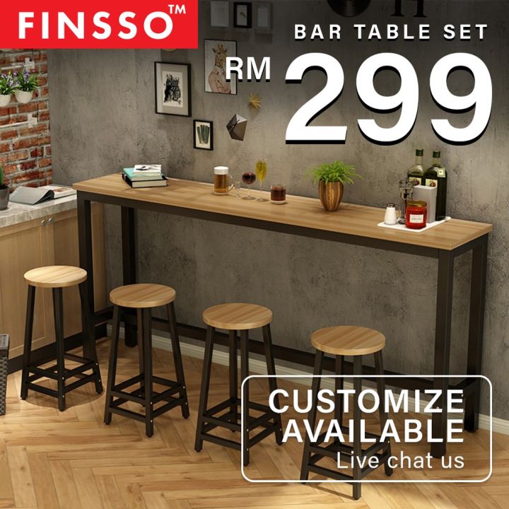 ready-stock-finsso-120cm-or-160cm-x-40cm-bar-table-2-high-bar
