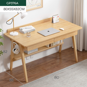 Bàn làm việc bàn học thiết kế đa năng kèm ngăn kéo và kệ để đồ chất liệu gỗ MDF chắc chắn - GP376