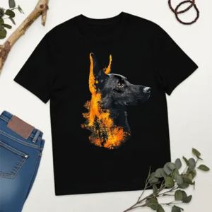 [Local Stock] VCC  Belgian Malinois Dog Novelty Printed Cotton Tee Fashion Casual Streetwear Hip-hop Hipster Loose Men O-neck Hot Sale Sweatshirt