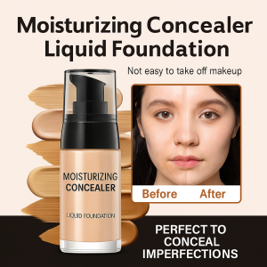 Professional Foundation Makeup Long Lasting Skin Brightening Nourishing Full Coverage Concealer