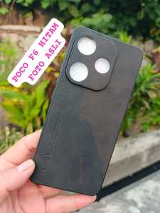 Case Xiaomi Poco F6 Silikon Kulit Leather Fanoya Soft Casing Handphone
