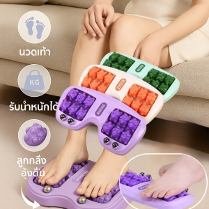 จัดส่งในไทย เครื่องนวดฝ่าเท้า ลูกกลิ้งนวดฝ่าเท้า เครื่องนวดเท้าในครัวเรือน การนวดจุดฝังเข็มขาเพื่อสุขภาพ ลูกกลิ้งนวดเท้าแบบแม่เหล็ก 4 ลูกกลิ้งพร้อมกรงเล็บแมว เครื่องนวดขาสี่แถวในครัวเรือน เครื่องนวดกรงเล็บแมวแม่เหล็กบําบัด