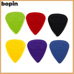 Bopin 10 miếng Alice guitar Pick Non-Slip đen trắng Nylon trung gian cho Acoustic điện guitarra Ukulele phụ kiện