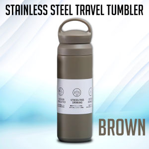 FMP Thermoflask Water Tumbler Vacuum Insulated Bottle with Handle Stainless Steel
