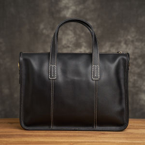 Briefcase Office Bag Leather Laptop Bag Crossbody Bags Messenger Bag For Men Shoulder Bag NASVA