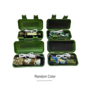 Rechargeable Portable USB Mini Flashlight Torchlight Flash Torch Light LED 3 lighting Mode (Random Colour)