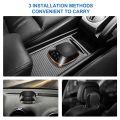 HGV Car Air Purifier with HEPA Filter High Efficiency Carbon Filter for Car Room Office USB Ports Remove Hair Dust Pollen Smoke Odor with Touch Screen. 
