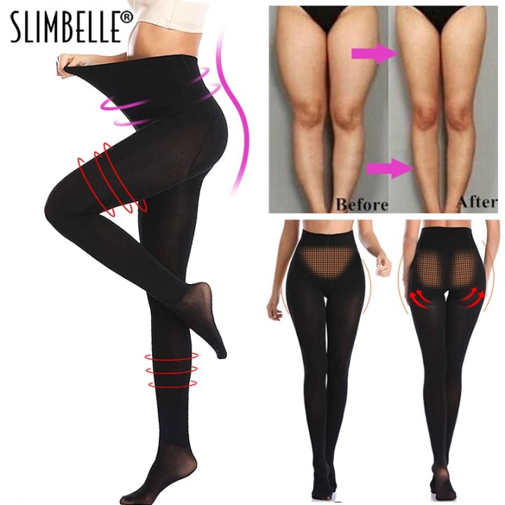 High Waist Anti Cellulite Compression Leggings Leg Slimming Shaper Women  Panties