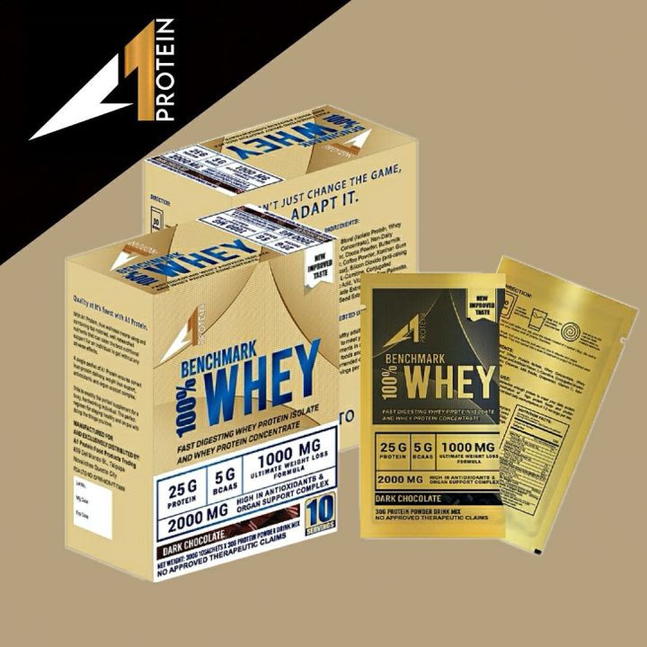 A1 Protein Benchmark 100 Whey 10 Sachets Lazada Ph