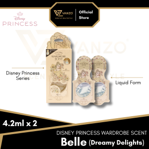 VANZO Disney Princess Wardrobe Scent – Jasmine (Velvet Veil) 4.2ml
