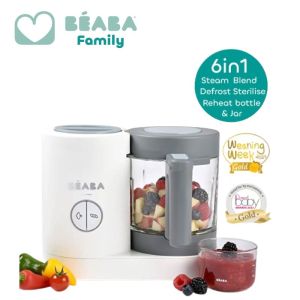 Beaba Babycook Neo Baby Food Processor Homemade Nutritious Healthy Food Steams Blends Defrosts and Reheats in 15mins