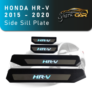 Honda HRV 2015 - 2020 Car Side Sill Step Plate with Blue Light LED