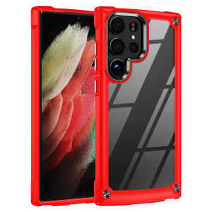 【🔥SG SELLER🔥】RICHMENTGADGET Slim Phone Case Luxury Transparent Shockproof Bumper Armor Protective Case HD Transparent PC+TPU Buper Back Cover Back Case For SAMSUNG Galaxy S25U S25 ULTRA S25+ S24 Ultra S24 Plus S24+ S23 Ultra S23+ S22 ULTRA S22+ S24