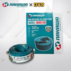 Dây phun áp lực cao NAKAWA NK-B 1000kg/cm2 Rửa xe vệ sinh sân vườn Chống gập cút xoay đồng Dây 3 lớp
