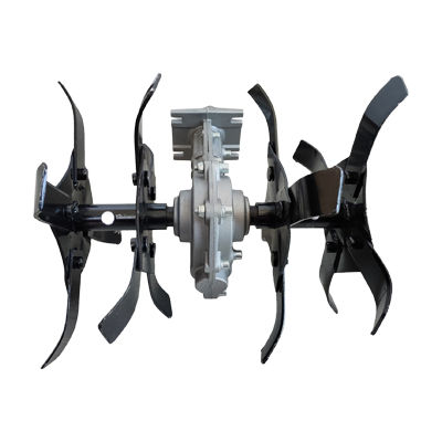 หัวพรวนดินติดเครื่องตัดหญ้า แบบใบพัดและใบมีดตรง