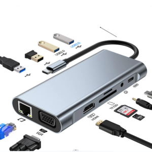 【Inventory ready 】♥ Free shipping+COD ♥ USB C Hub 6-in-1 Adapter Steamdeck Dock Station Gigabit Ethernet 4K HDMI 3 * USB-A port 100W PD fast charging steam deck dock