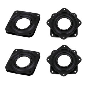 Braket Ring Meja Putar Besi Persegi KoLaher Lazy Susan meja putar Square Display Kue Swivel Plate