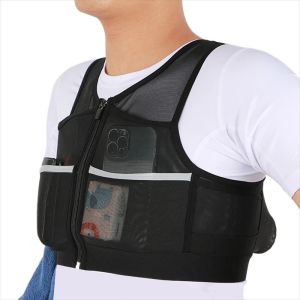 Running Jacket Men Women Large Capacity Breathable Marathon Vest Bags Running Backpack Running Chest Pack Running Storage Bag2026