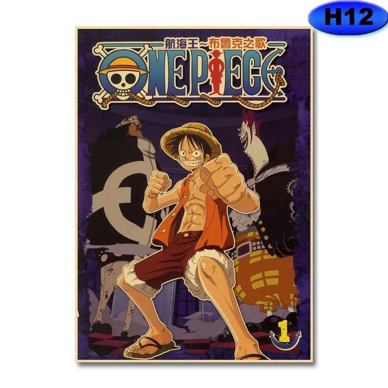 POSTER ANIME ONE PIECE LUFFY DECAL0061 –